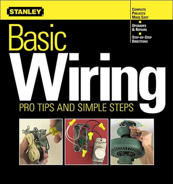 Basic repairs and replacement techniques, such as how to rewire lamps, replace switches, and install a ceiling fan.   For both novice and experts alike, an authoritative wiring guide, from one of the most recognized and trusted names in home improvement, covers basic repairs and replacement techniques, from rewiring lamps and replacing switches to installing a ceiling fan.