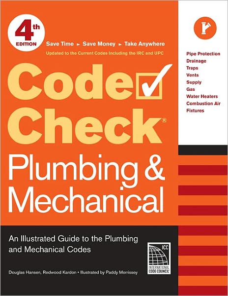 For the first time, this expanded 4th edition combines both Plumbing and HVAC. Users will find all they need to avoid the most common violations so they can meet strict code requirements. Save time, money, and potential delays with this invaluable reference guide that contains the most accurate, up-to-date information on residential plumbing and mechanical codes. Clear language, detailed reference tables, and over 100 illustrations help to clarify the complex rules and numerous code changes. Spiral bound, with durable laminated pages, this go-to book is designed for quick referencing on-site. Code Check Plumbing & Mechanical is cross-referenced to the current International Residential Code, Uniform Plumbing Code, and Uniform Mechanical Code.