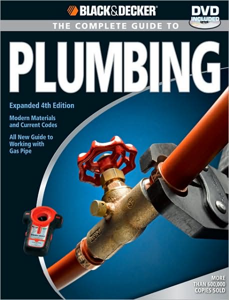 Everything you need to know about plumbing. Everything.   Fresher and more complete than ever, this edition includes new material and revised information and is completely current with the 2006 Universal Plumbing Code. From basic repairs to advanced renovations, this is the only plumbing reference book a homeowner needs. And now, for the first time, Black & Decker The Complete Guide to Plumbing includes a comprehensive section on working with gas pipe. No other big book of plumbing for DIYers covers this important subject.   Also new to this 4th edition is expansive coverage of PEX (cross-linked polyethylene), the bendable supply tubing that's taking over a major portion of the DIY market. And with the current popularity of outdoor kitchens, we've expanded our coverage of outdoor plumbing as well. Now, we'll show you every step of the process to supply and drain an outdoor sink.   