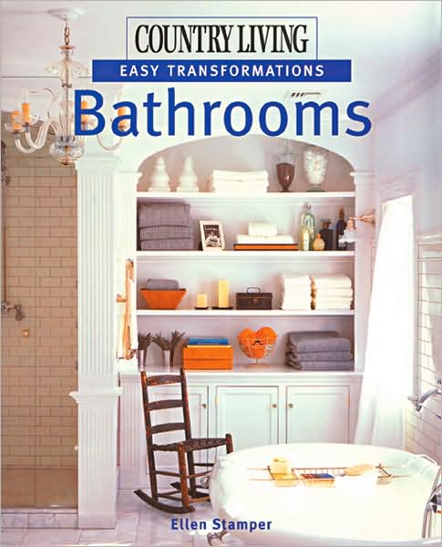 Transforming a bathroom from boring to beautiful is easy with Country Living's help. Every splendid color photograph presents an attractive option, from decorating a fun kids' bathroom to fashioning a luxurious spa right at home. There's no need to begin from the ground up to create a space that meets your needs: you'll find winning ideas to adapt, detailed makeover plans to follow, and simple projects to make. The many looks to choose from include clean, attractive white-on-white, vintage chic, and soothing spaces, filled with soft colors and textures. See how to design and decorate a very small bathroom or one used by two or more people. There are inventive ways to add splashes of color or the warmth of wood, to organize and accessorize, and to adorn wall surfaces creatively.   