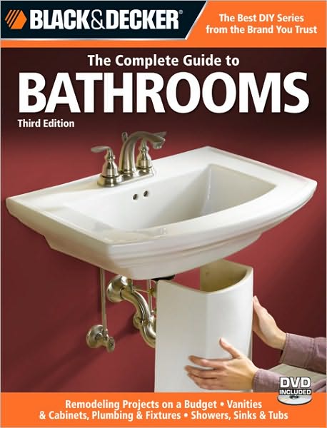 This latest revision of our best-selling bathroom remodeling book features practical, achievable bathroom improvements and upgrades shown with clear color step-by-step photos. This comprehensive book and its hardworking DVD companion cover all the basics of bathroom design and remodeling and includes a gallery of inspirational bathrooms that are sure to provide excitement and ideas. But at the heart of this Black & Decker guide are the well-chosen projects that are featured in full detail. From replacing surfaces and fixtures to installing plumbing and making easy decorative improvements, The Complete Guide to Bathrooms, Third Edition shows you how to save thousands of dollars by doing the job yourself.